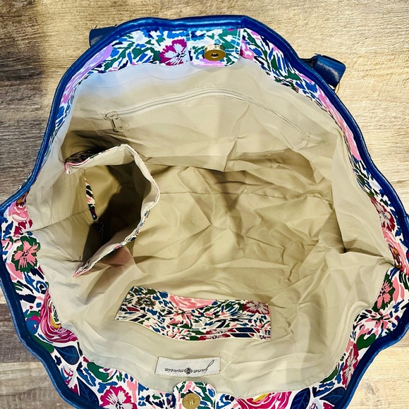 New! Jane Marie Blair Peony tote beach picnic carryall bag. - Picture 8 of 13
